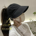 Summer Sun Hat Ponytail Cap