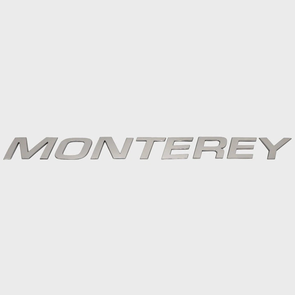 Monterey Boats Raised Logo Decal 95104010-01-lo<wbr/>go | Silver