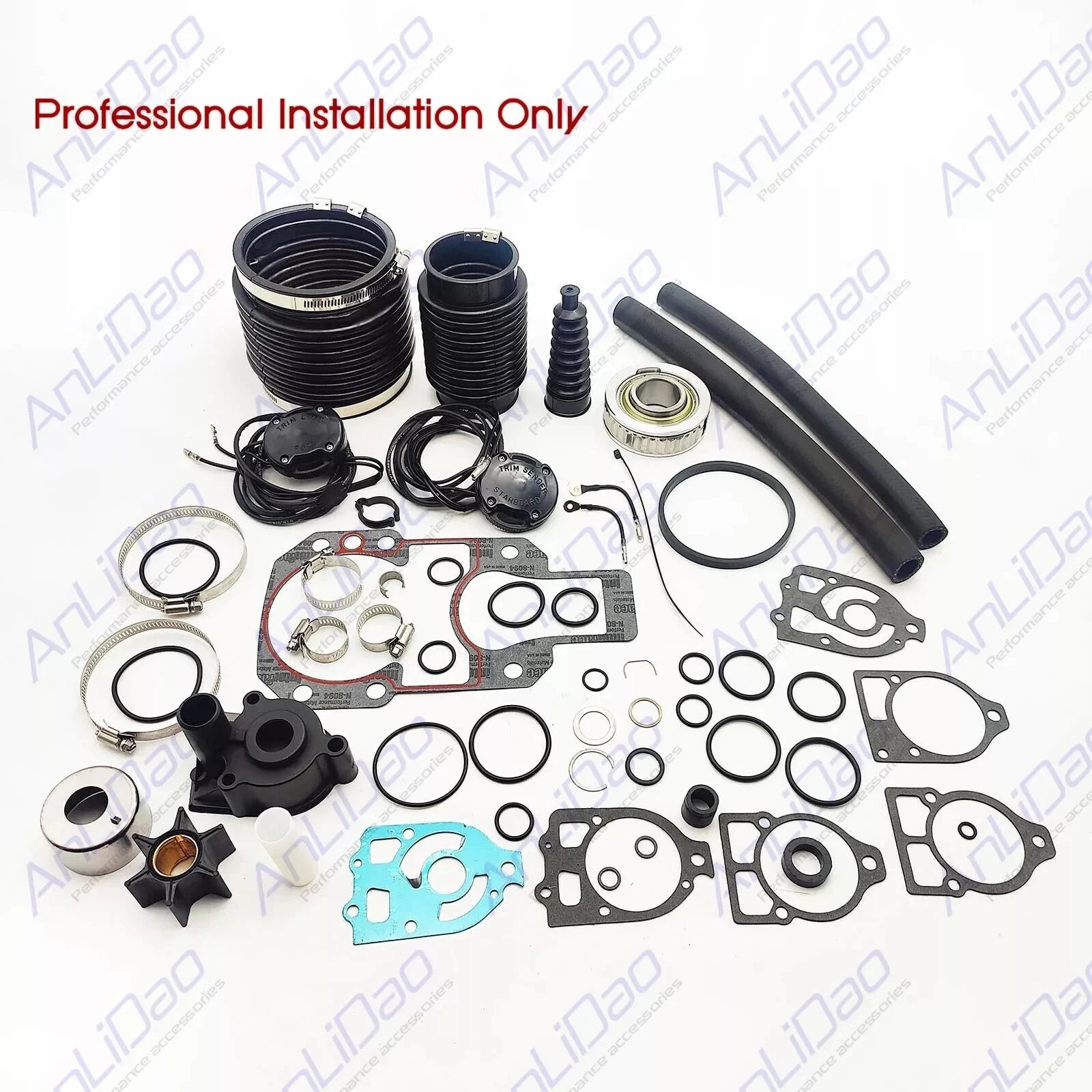Fit Mercruiser Alpha One Gen 1 Transom Seal Bellows Kit 30-803097t1