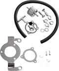 Harddrive Complete Mnt Kit Breather Hose Chrome For