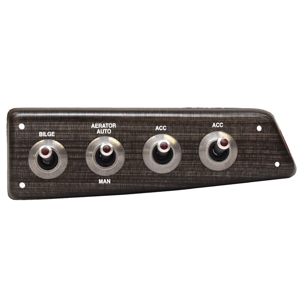 Lowe Boat Toggle Switch Panel 2364380 | Faux WoodgrainOpens in a new w