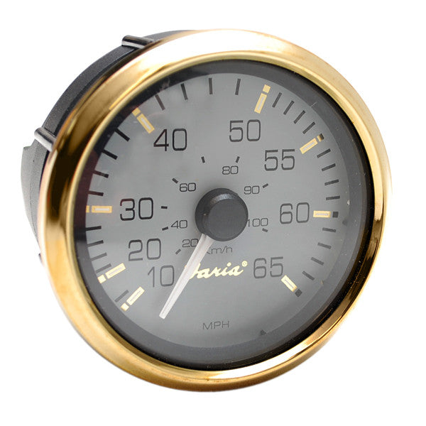 Boat Speedometer Gauge Faria Signature Gold by Faria