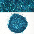 Tracker Boat Metal Glitter Flake Teal Blue Green by Tracker