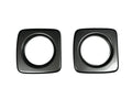Marine Carbon Gauge Trim W/ 3 3/8in Diameter Cutout, 2 Pack, New