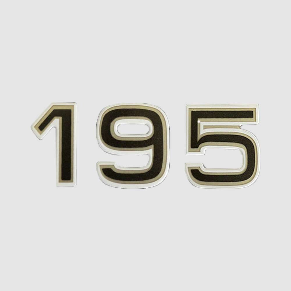Ranger Boat Number Decal Black Gold by Ranger