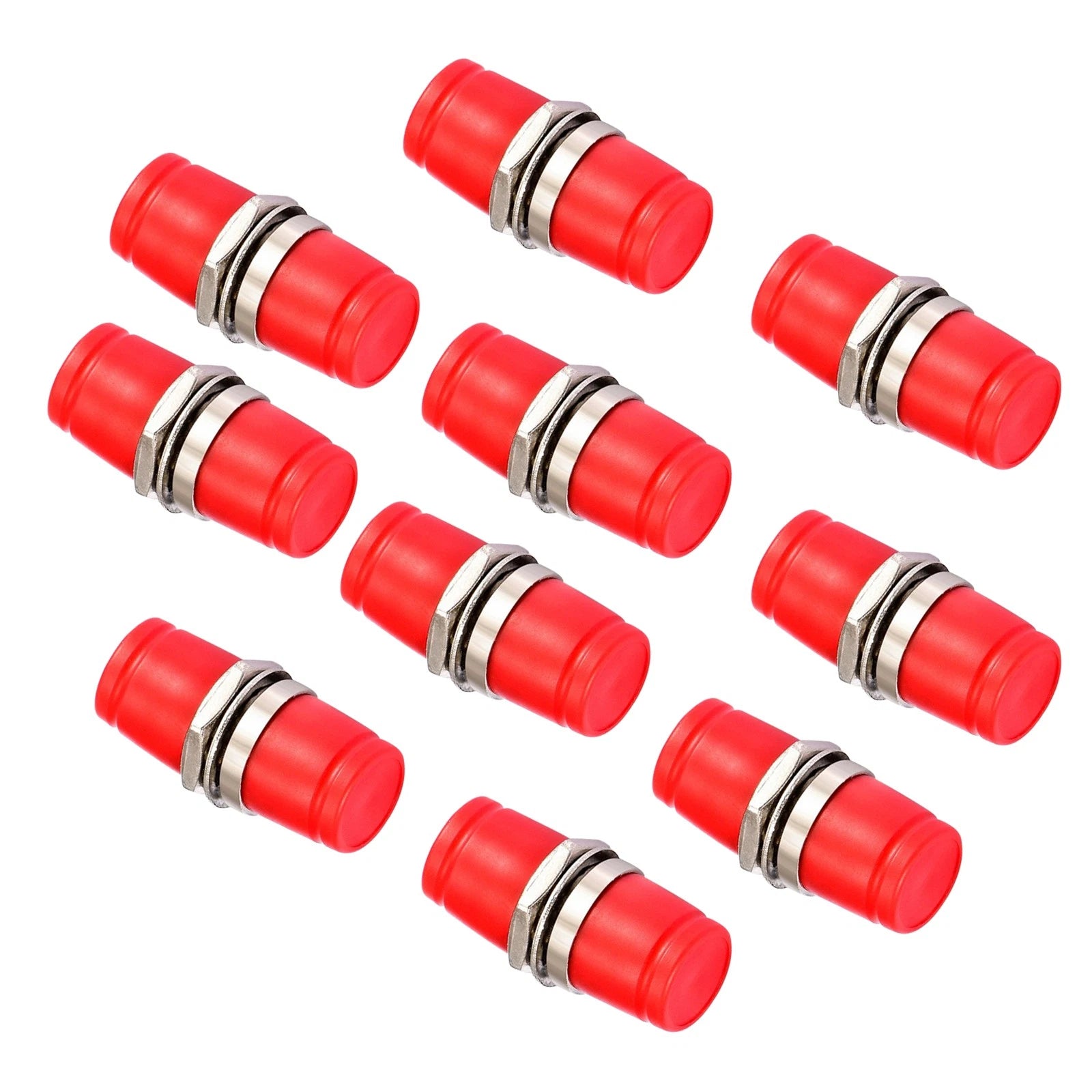 Lot Fc-fc/pc Fiber Optic Adapter Coupler Connector Female To Female