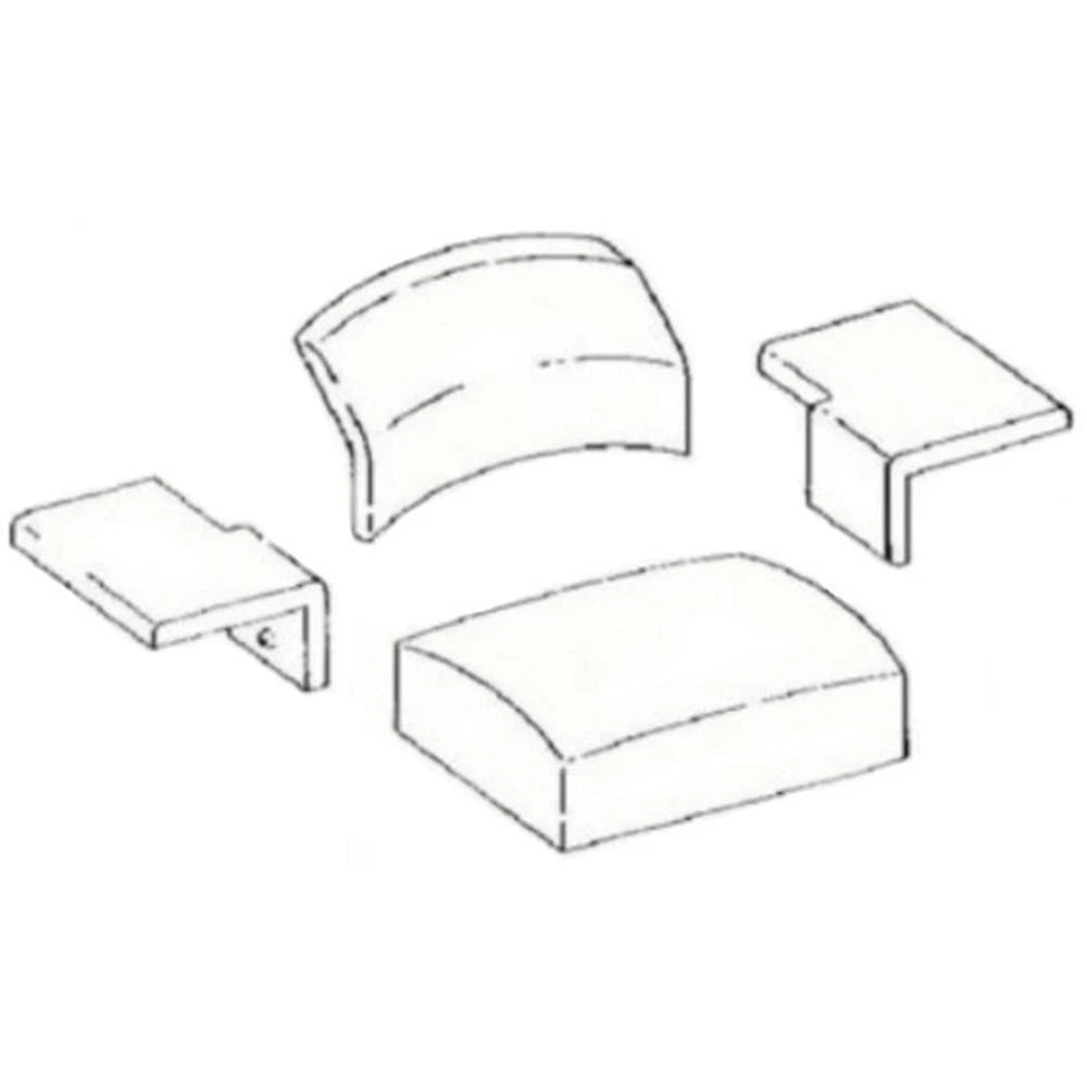 Complete Cushion Set Fits Caterpillar 6r 74a 76a 82h 84h 94j 96j 10k