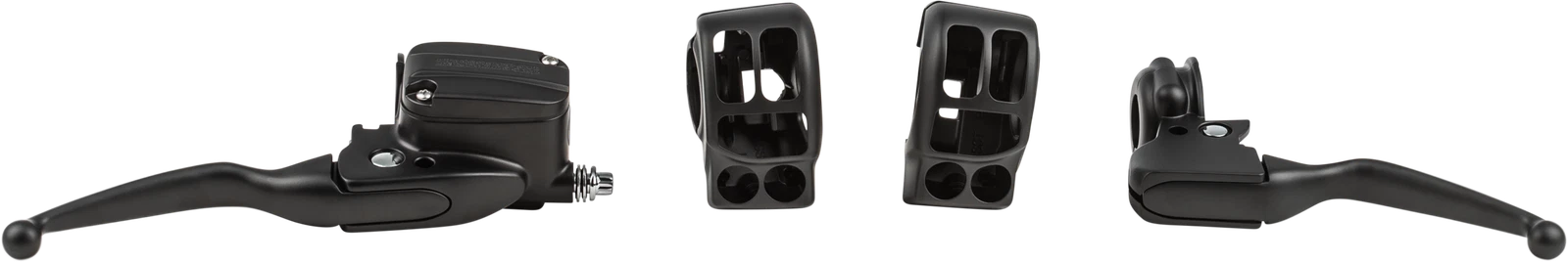 Harddrive Handlebar Control Kit With Black Cables For Harley Davidson