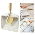 Dustpan and Brush Set with Serrated Edge