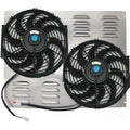 Z40112 Dual 10" Electric Fan & Shroud - 16 1/2 X 20 1/2 X 1 7/8