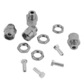 Set Alloy Wheel Hex Hub Adapter Conversion Extension For 1/8/10 Rc Car