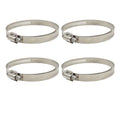Jet Breeze Boat Hose Clamps Stainless Set of 4 by Jet Breeze