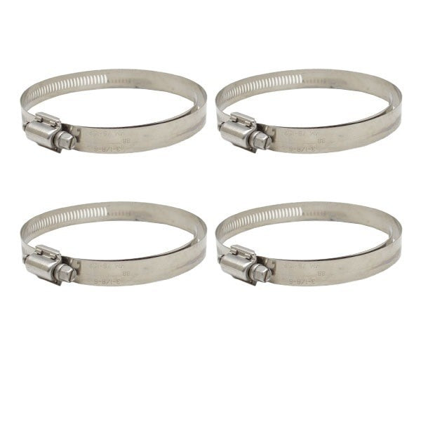 Jet Breeze Boat Hose Clamps Stainless Set of 4 by Jet Breeze