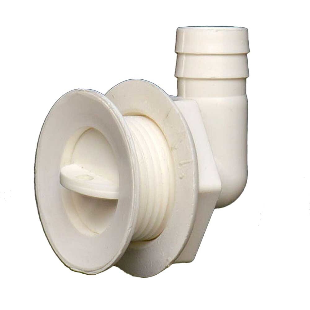 Supra / Moomba Boat 90° Drain Outlet White Plastic by Supra