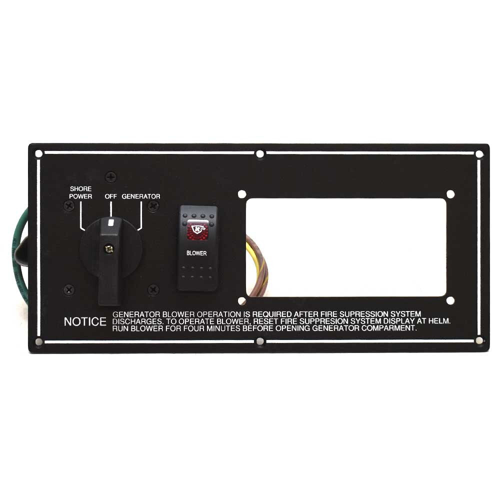 Pursuit Boat Generator Switch Panel 3307341 | 10 1/2 x 4 3/4 InchOpens
