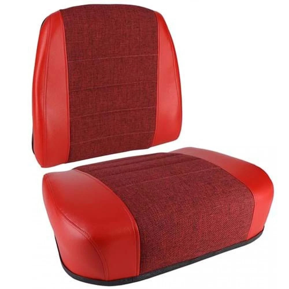 Sw3347931r Cushion Set, Red Fabric & Vinyl, W/o Welded Brackets(.)