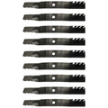 Qty 9: Toothed Mulching Blade Fits John Deere Replaces M128485