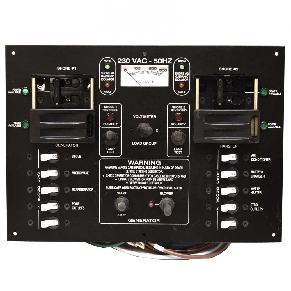 Larson Boat Breaker Panel Black 230 Volt 50 Htz by Larson