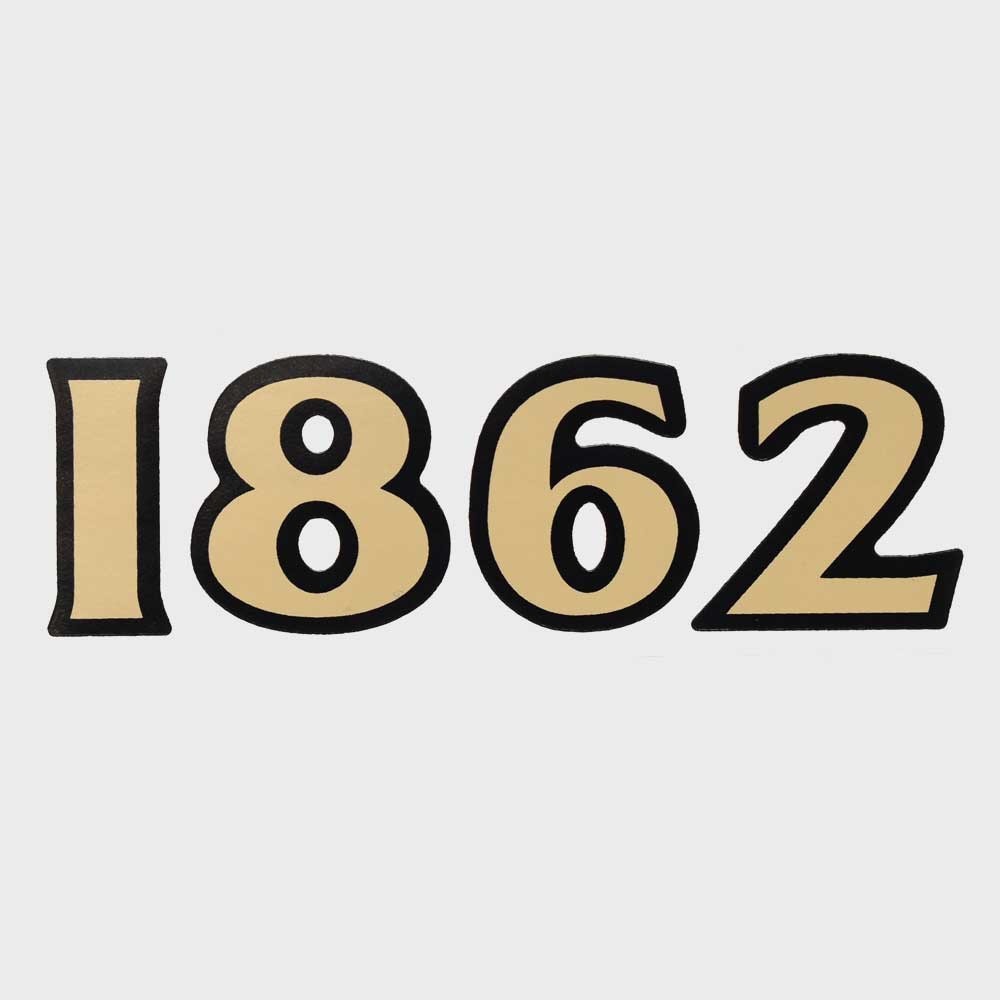 Triton Decal Sticker 1862 Black Taupe 5 3/4 x 1 3/4 Inch by Triton
