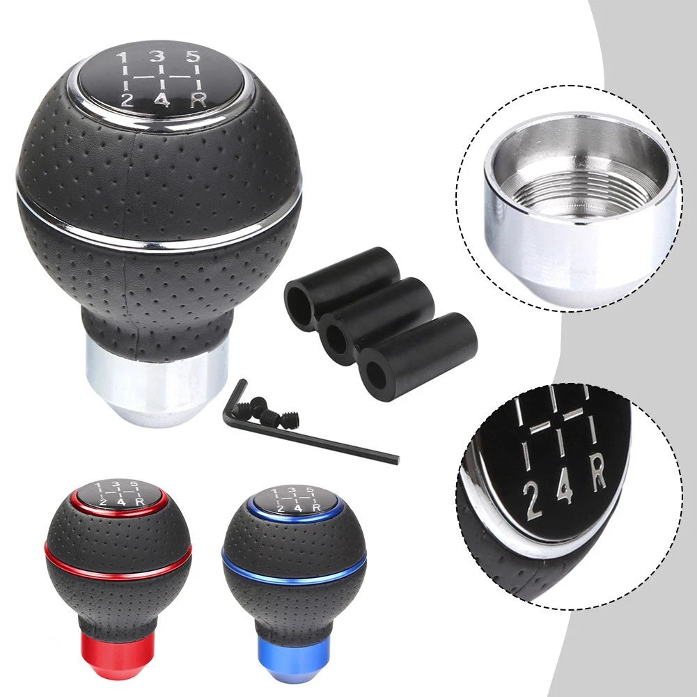 Leather Gear Handle Gear Shift Knob High Quality Replacement Brand New