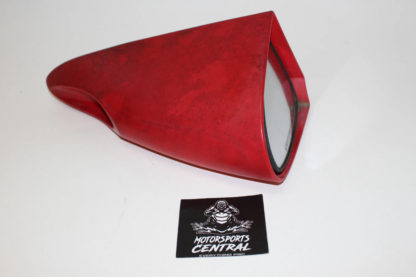 1995 1996 Yamaha Waveraider 1100 Left Side Rear View Mirror Red