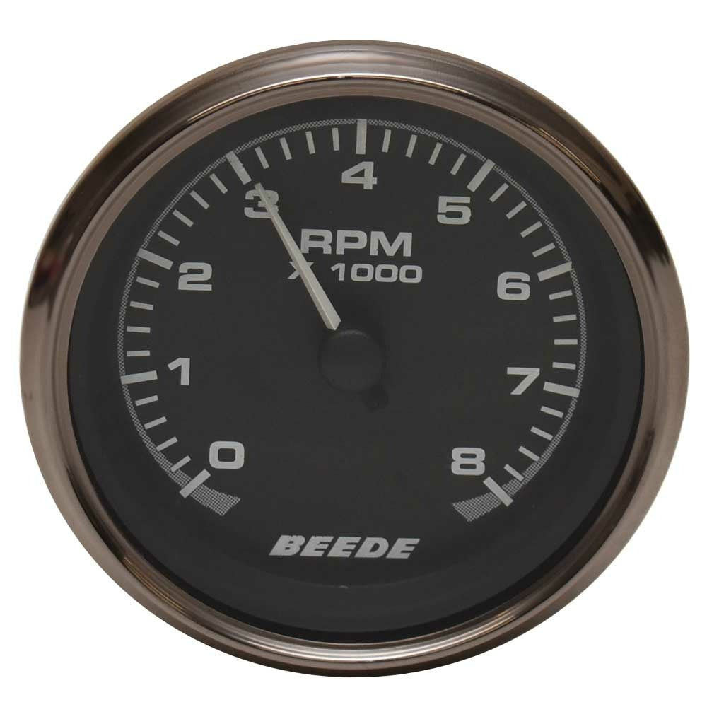 Beede Tachometer Gauge 8000 RPM 3 1/4 Inch by Beede