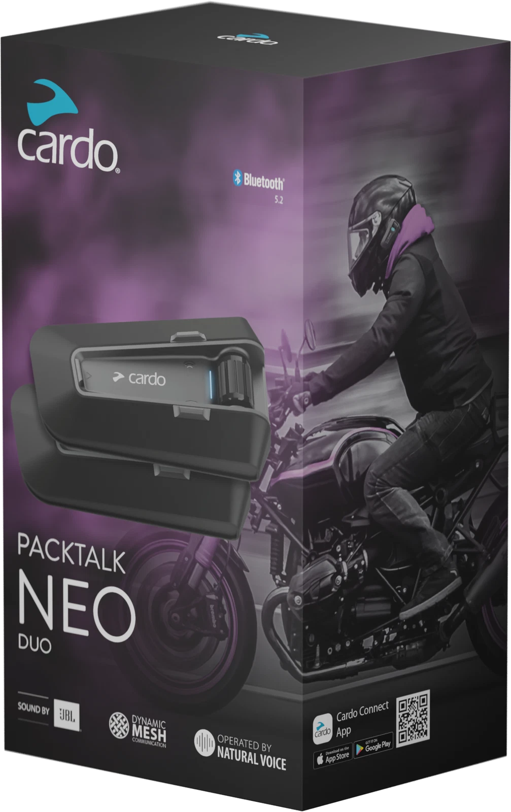 Cardo Packtalk Neo Duo Bluetooth Motorcycle Communicator 2020-2024