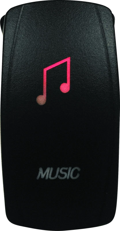 Dragonfire Racing Lighted Switch Music On/off Red