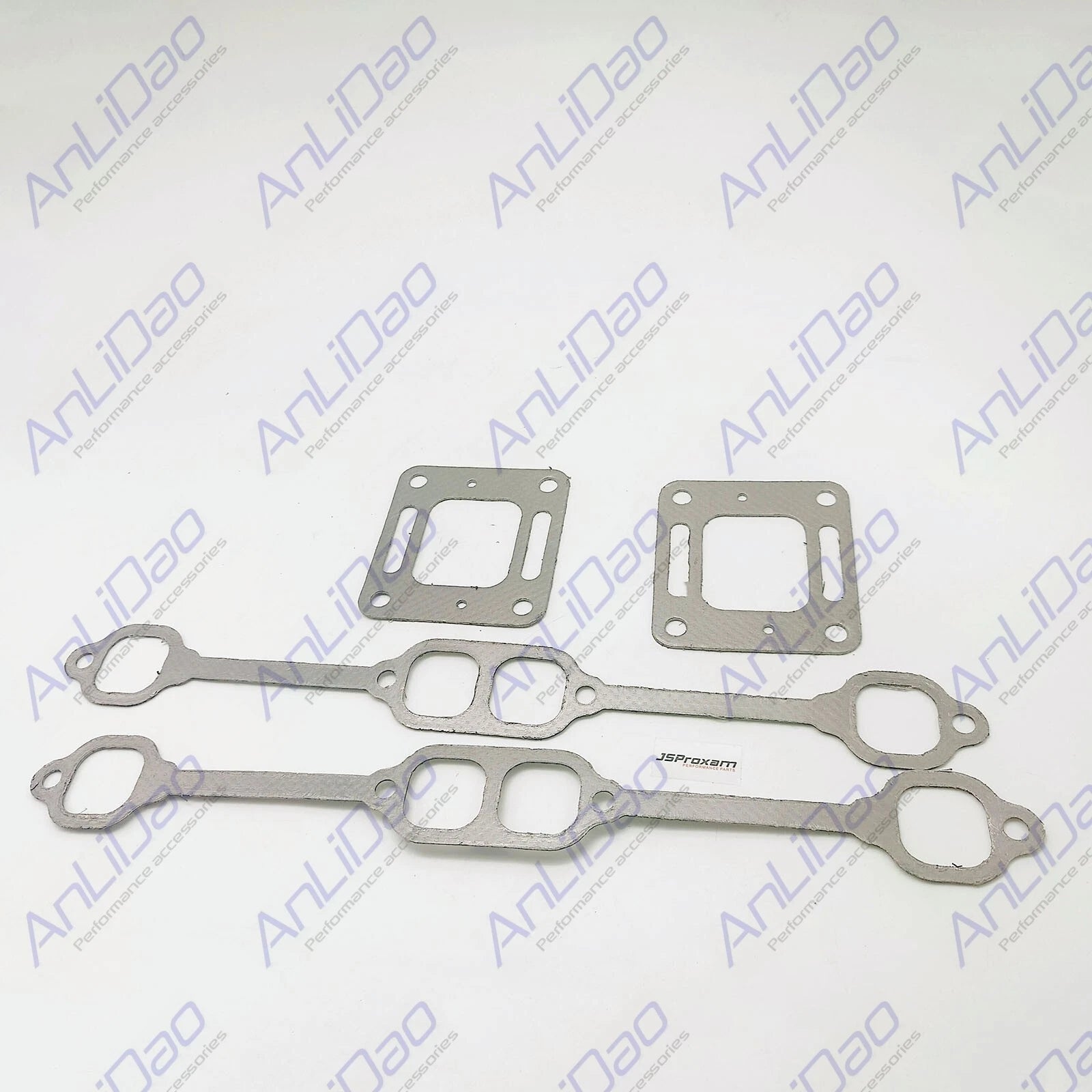 Fit Mercruiser 5.7l 350 Manifold &Amp; Riser Elbow Gasket Set Kit