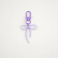 Bow Pendant Keychain Compact Design