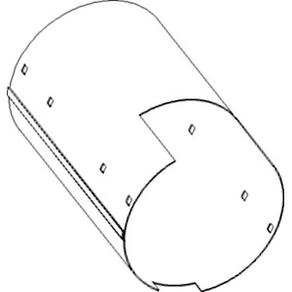 Tl Fits Jde9650 Tube, Grain Tank Loading, 12" Extension