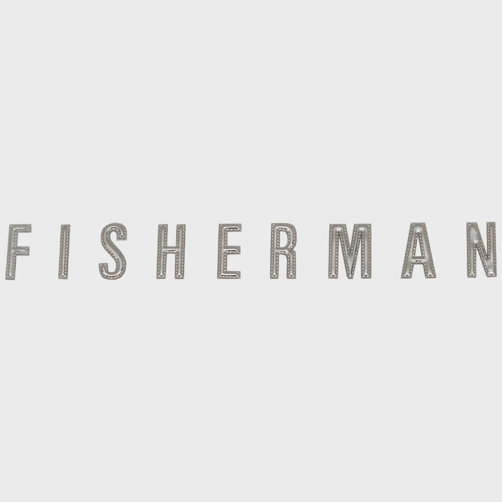 Fisherman Decal Ranger Boat Silver Glossy by Ranger