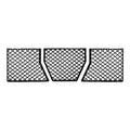 Abs Lower Grille Mesh 3 Piece Kit For Bmw G87 M2 2023 Through 2025