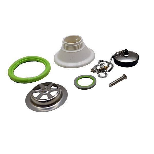 Lira Boat Drain W/ Stopper PI1435 3 1/2 Inch Plastic/SS by Lira