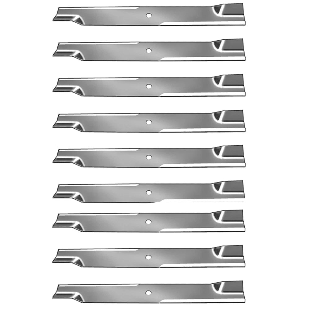 Nine Mower Blades High Lift Notched 103-6394 Fits Exmark Laser Z Ac