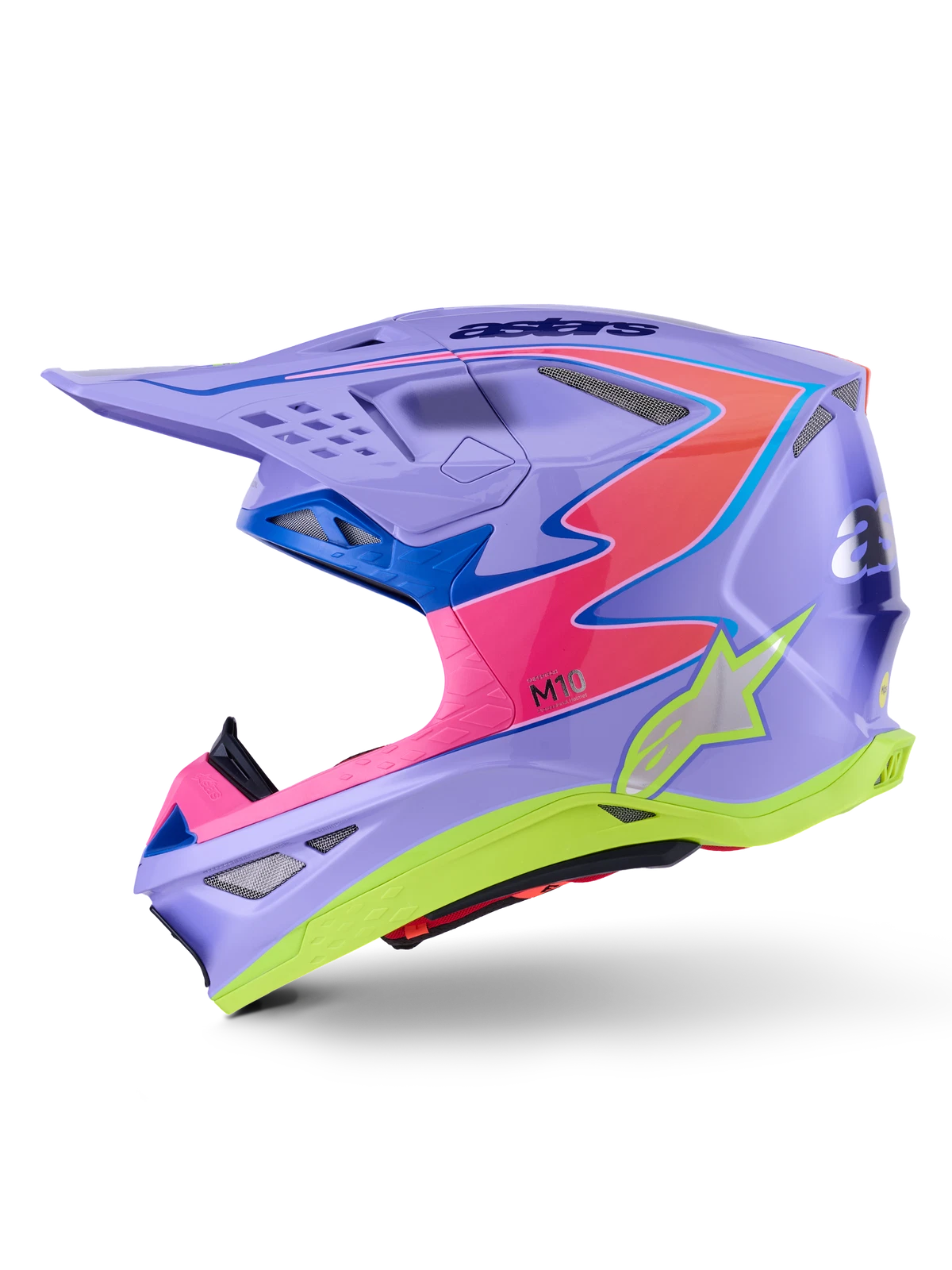 Alpinestars S-m10 Jett Lawrence Offroad Helmet 2x-large Purple Pink