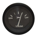 Teleflex Boat Trim Gauge 59647 | Hurricane Black 2 Inch Yamaha