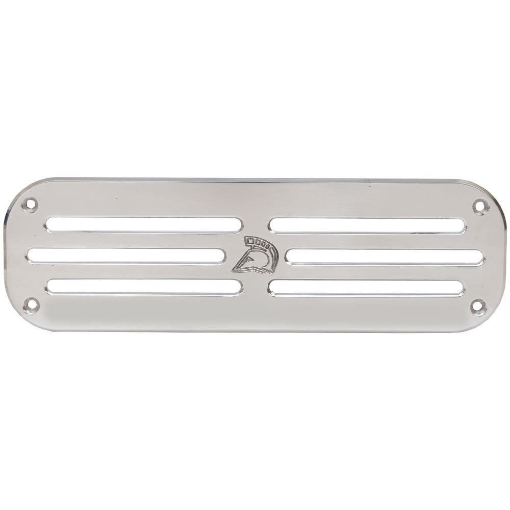 Ski Centurion Boat Motor Box Vent Cover | 10 1/2 x 3 1/4 Inch SilverOp