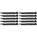 10 Fits Hi-lift Lawn Mower Blades For Bush Hog 60" & 61" Cut Replaces