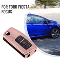 Rose Gold Car Key Cover Case for Ford