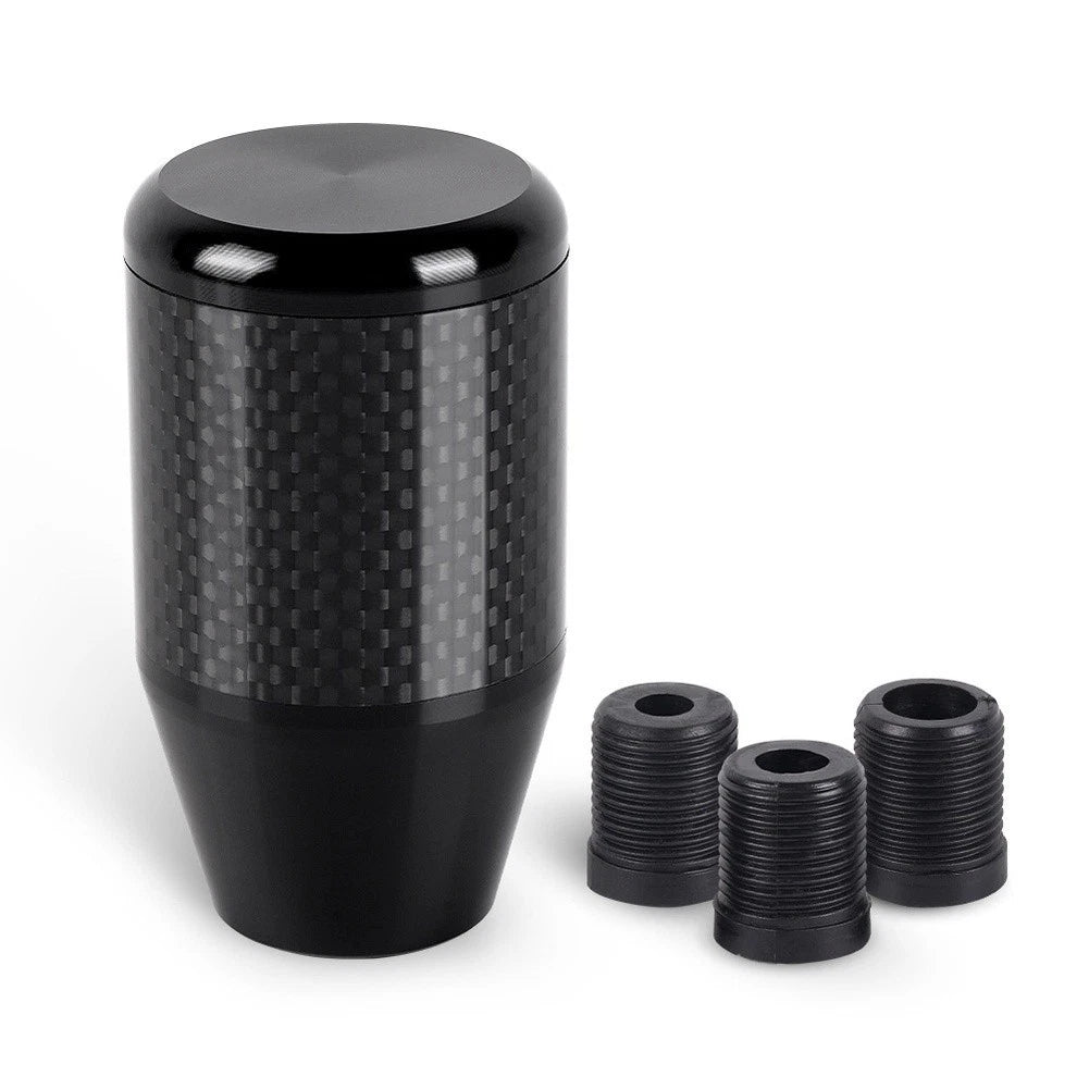 Carbon Fiber Design Gear Shift Knob Head For Automatic Cars With