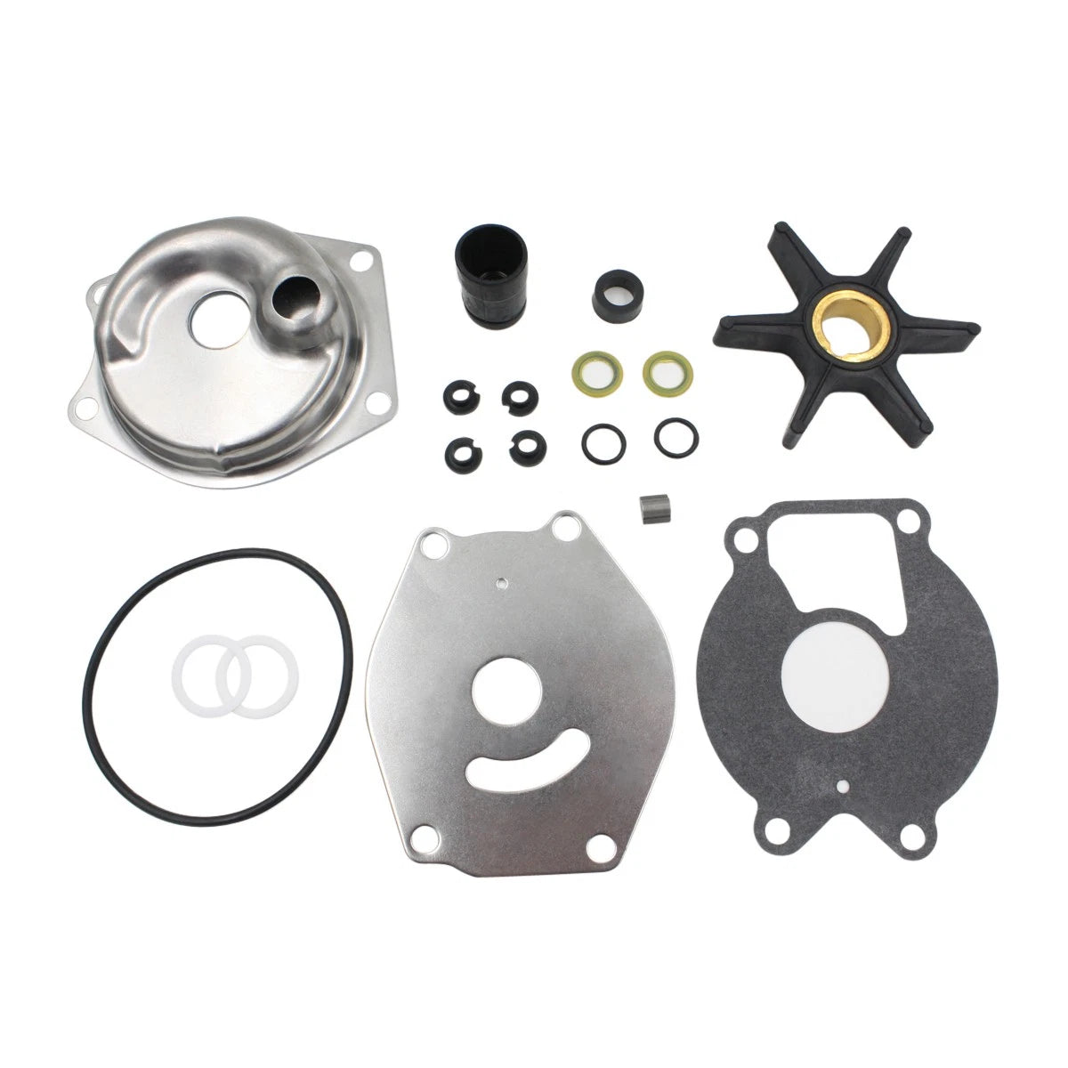 Water Pump Impeller Kit For Mercury 8 9.9 13.5 15 18 20 25 Hp