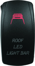 Dragonfire Racing Lighted Switch Roof Led On/off Red