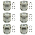 Qty 6: Piston Fits David Brown Replaces K206974