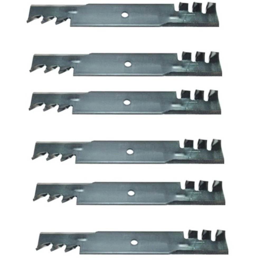 Qty 6: Heavy Duty Toothed Mulching Blade Fits Snapper Replaces 1-7043