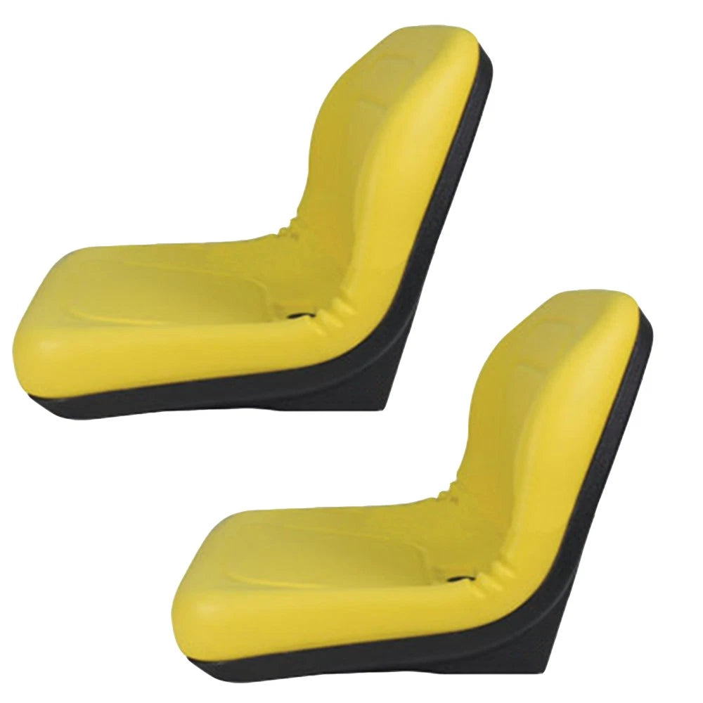2 Yellow Vinyl Seats Fits John Deere Fits Gator Model E-fits Gator Cs