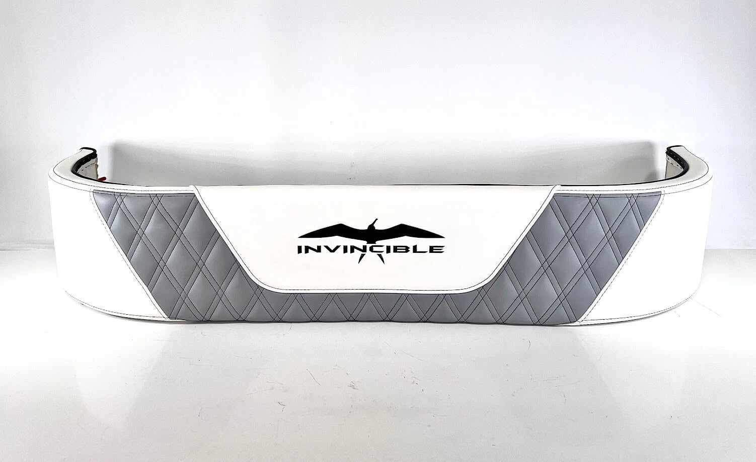 Invincible 36, Transom Coaming, Bolster Cushion 51in X 9in, Diamond,