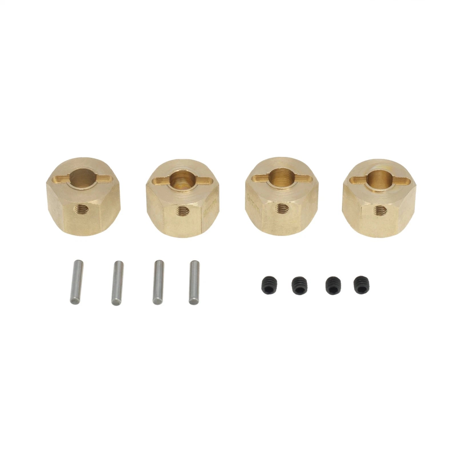 Brass Heavier Wheel Hex Hub For Axial Scx10 90046 Rr10 Rgt 86100 Mst