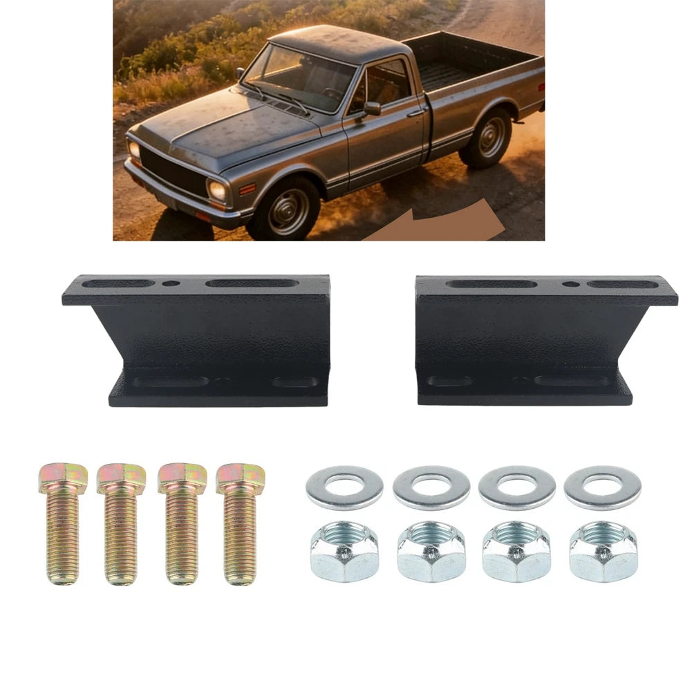 Suspension Mounting Kit For 2 Brackets 12 Bolts For Chevy C10 For Gmc