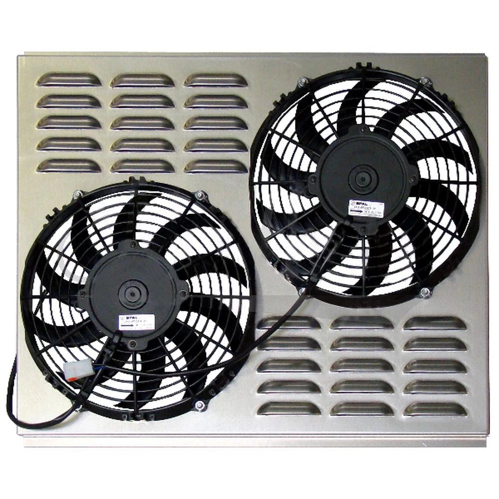 Z40013 Dual 10" Electric Fan & Shroud - 17 5/8 X 21 3/4 X 3